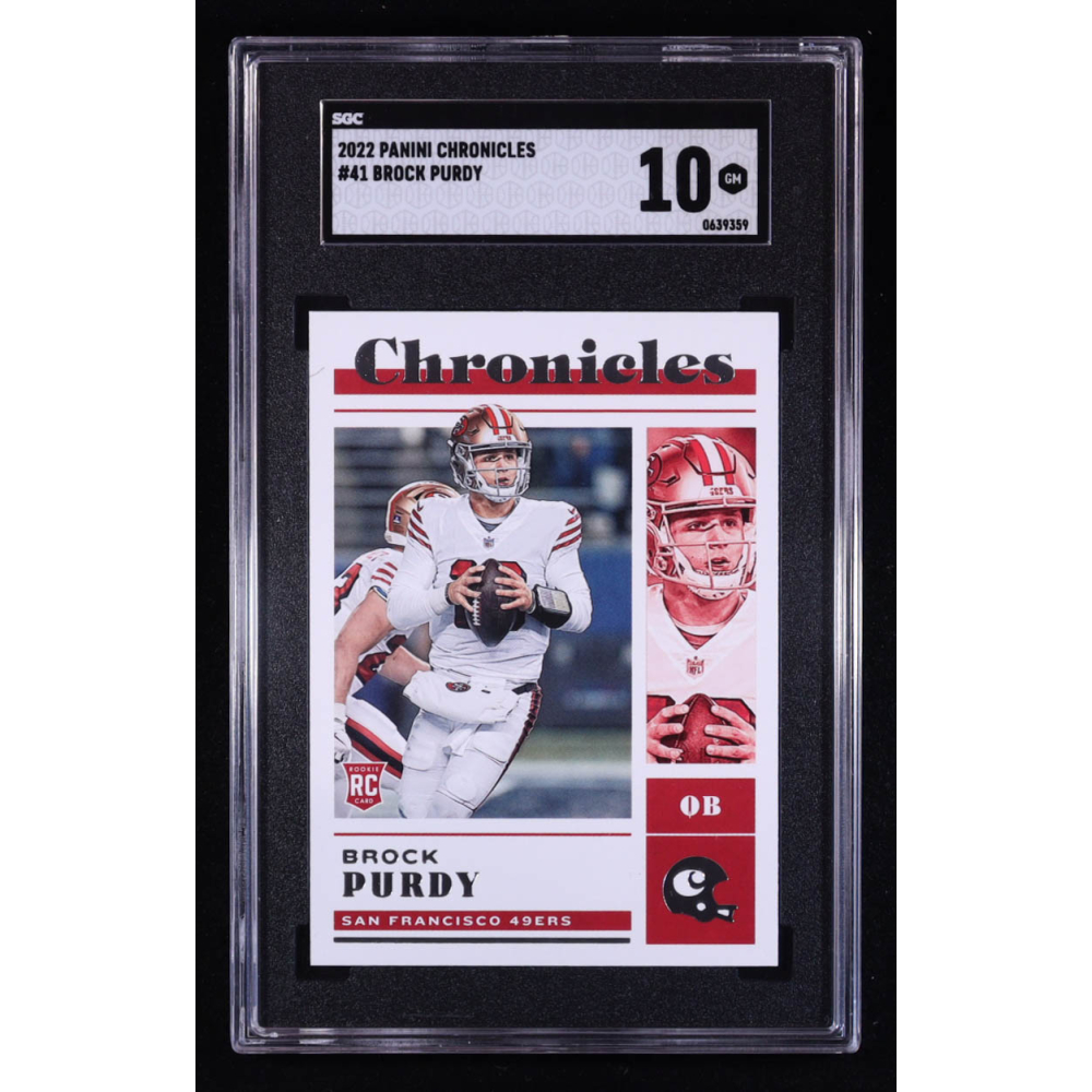 Brock Purdy 2022 Panini Chronicles #41 RC (SGC 10) at PristineAuction.com