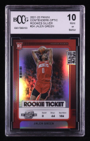 Jalen Green 2021-22 Panini Contenders Optic Rookies Silver #24 RC (BCCG 10) at PristineAuction.com