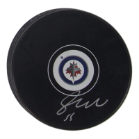 Mark Scheifele Signed Jets Logo Hockey Puck (JSA) at PristineAuction.com