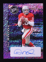 Joe Montana 2024 Leaf Press Pass Autographs Shimmer Sky #20AJM2 #8/8 at PristineAuction.com