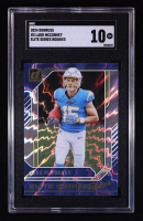 Ladd McConkey 2024 Donruss The Elite Series Rookies #3 RC (PSA 10) at PristineAuction.com