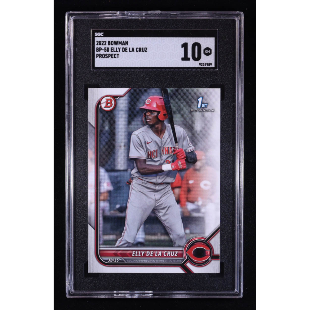 Elly De La Cruz 2022 Bowman Prospects #BP50 RC (SGC 10) at PristineAuction.com