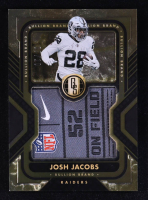 Josh Jacobs 2023 Panini Gold Standard Bullion Brand Tags #11 #07/10 at PristineAuction.com