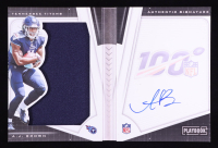 A.J. Brown 2019 Panini Playbook #214 Jersey Autograph #30/175 at PristineAuction.com
