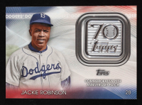 Jackie Robinson 2021 Topps 70th Anniversary Commemorative Logo Patches #70LPJR at PristineAuction.com