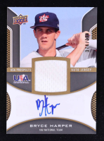 Bryce Harper 2009 Upper Deck Signature Stars USA Star Prospects Jersey Autographs #BH RC #374/399 at PristineAuction.com