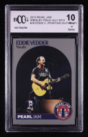 Eddie Vedder 2013 Pearl Jam Wrigley Field #16 / July 2013 (BCCG 10) at PristineAuction.com