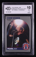 Eddie Vedder 2013 Pearl Jam Wrigley Field #17 / July 2013 (BCCG 10) at PristineAuction.com
