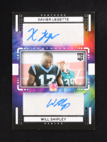 Will Shipley / Xavier Legette 2024 Panini PhotoGenic Rookie Photo Bomb Autographs #1 RC at PristineAuction.com