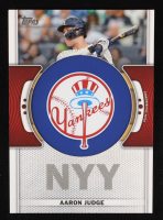 Aaron Judge 2023 Topps Team Logo Commemorative Patch #TLPAJ at PristineAuction.com