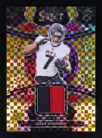 Bijan Robinson 2023 Select Rookie Swatches Prizm Gold #9 RC #08/10 at PristineAuction.com