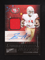 Brandon Aiyuk 2021 Panini Playbook Signature Routes Jerseys #47 #047/199 at PristineAuction.com