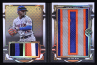 Francisco Lindor 2022 Topps Triple Threads Jumbo Plus Relic #JPRFL #1/3 at PristineAuction.com