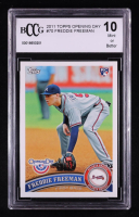 Freddie Freeman 2011 Topps Opening Day #70 RC (BCCG 10) at PristineAuction.com