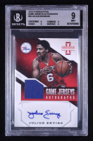 Julius Erving 2013-14 Innovation Game Jerseys Autographs #35 #07/35 (BGS 9 | Autograph Grade 10) at PristineAuction.com