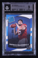 Patrick Mahomes II 2017 Donruss #327 RR RC (BGS 9) at PristineAuction.com