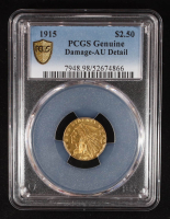 1915 $2.50 Indian Gold Quarter Eagle (PCGS Genuine Detail) at PristineAuction.com