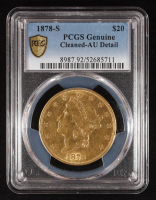 1878-S $20 Liberty Gold Double Eagle (PCGS Genuine Detail) at PristineAuction.com