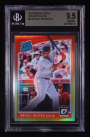 Rafael Devers 2018 Donruss Optic Red and Yellow #35 RR RC (BGS 9.5) at PristineAuction.com