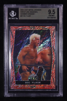 Ric Flair 2024 Leaf Metal Legends Wrestling Diagonal Shimmer Orange #37 #1/6 (BGS 9.5) at PristineAuction.com