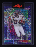 Randy Moss 2024 Leaf Vivid Laser Purple Pre-Production Proof #NNO #1/1 at PristineAuction.com