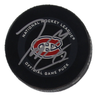 Jesperi Kotkaniemi Signed Canadiens Logo Hockey Puck (Beckett) at PristineAuction.com