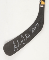 Adam Oates Signed Bruins Logo Hockey Stick Inscribed "HOF 12" (Schwartz) at PristineAuction.com