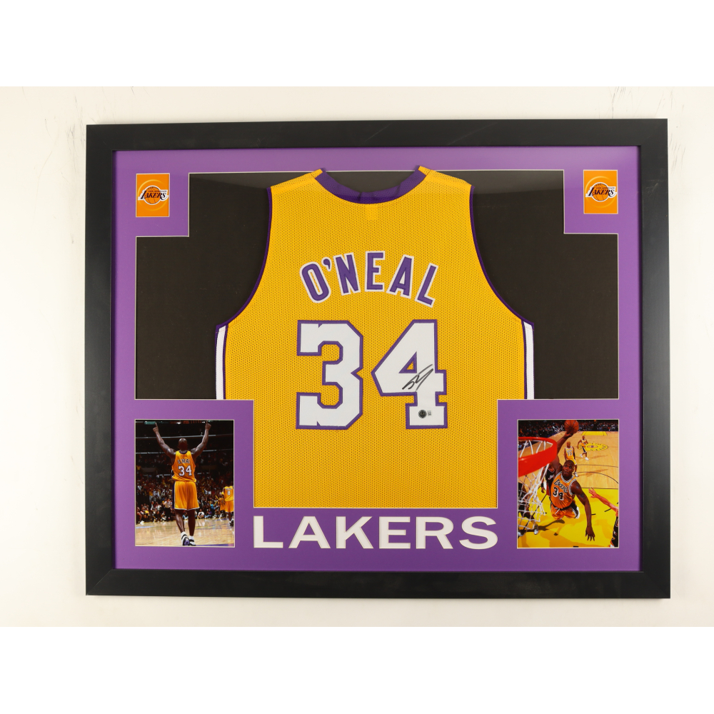 Shaquille O'Neal Signed Custom Framed Jersey Display (Beckett) at PristineAuction.com