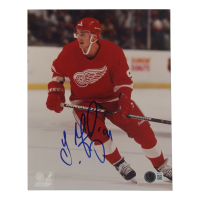 Sergei Fedorov Signed Red Wings 8x10 Photo (Beckett) at PristineAuction.com