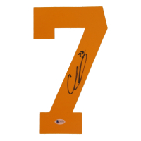 Charlie McAvoy Signed Jersey Number "7" Patch (Beckett) at PristineAuction.com