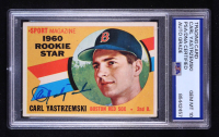 Carl Yastrzemski Signed 1960 Topps #148 RS RC (PSA | Autograph Grade 10) at PristineAuction.com
