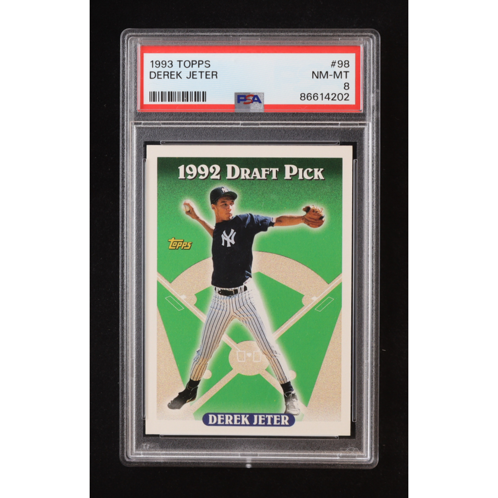 Derek Jeter 1993 Topps #98 RC (PSA 8) at PristineAuction.com