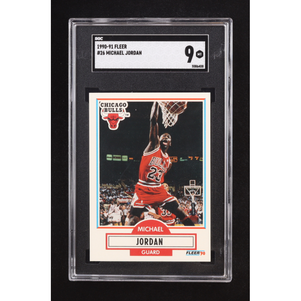 Michael Jordan 1990 Fleer #26 (SGC 9) at PristineAuction.com