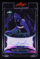 Giannis Antetokounmpo 2025 Leaf Pearl Midnight Pearl Autograph Platinum #MPGA1 #5/6 at PristineAuction.com