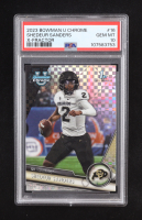 Shedeur Sanders 2023 Bomwan University Chrome X-Fractor #16 RC (PSA 10) at PristineAuction.com