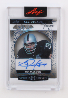 Bo Jackson 2025 Leaf Sports Heroes All Decade Team 1990s Autographs Blue #D90ABJ1 #4/4 at PristineAuction.com