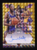 James Worthy 2022-23 Panini Mosaic Collage Autographs Mosaic Gold #35 #4/10 at PristineAuction.com