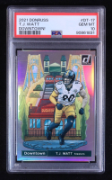 T.J. Watt 2021 Donruss Downtown #DT17 (PSA 10) at PristineAuction.com