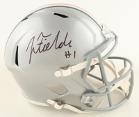 Justin Fields Signed Ohio State Buckeyes Full-Size Speed Helmet (Beckett) at PristineAuction.com