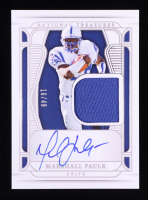 Marshall Faulk 2024 Panini National Treasures Material Treasures Signatures #29 #16/49 at PristineAuction.com