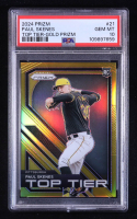 Paul Skenes 2024 Panini Prizm Top Tier Prizms Gold #21 RC #06/10 (PSA 10) at PristineAuction.com