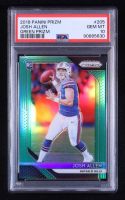Josh Allen 2018 Panini Prizm Prizms Green #205 RC (PSA 10) at PristineAuction.com