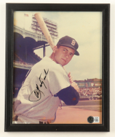 Carl Yastrzemski Signed Red Sox Custom Framed Photo (Beckett) at PristineAuction.com