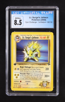 Lt. Surge's Jolteon 2000 Pokemon Gym Heroes 1st Edition #28 (CGC 8.5) at PristineAuction.com