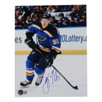 Vladimir Tarasenko Signed Blues 8x10 Photo (Beckett) at PristineAuction.com