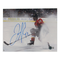 Jarome Iginla Signed Flames 8x10 Photo (Beckett) at PristineAuction.com