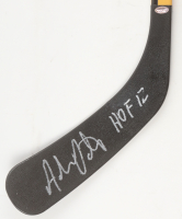 Adam Oates Signed Bruins Logo Hockey Stick Inscribed "HOF 12" (Schwartz) at PristineAuction.com