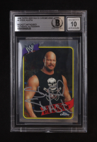 "Stone Cold" Steve Austin Signed 2008 Topps Heritage III Chrome WWE #4 Stone Cold (BGS | Auto 10) at PristineAuction.com