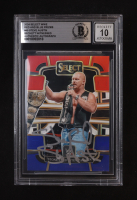 "Stone Cold" Steve Austin Signed 2024 Select WWE Red and Blue #45 (BGS | Auto 10) at PristineAuction.com