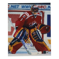 Roberto Luongo Signed Team Canada 8x10 Photo (Beckett) at PristineAuction.com